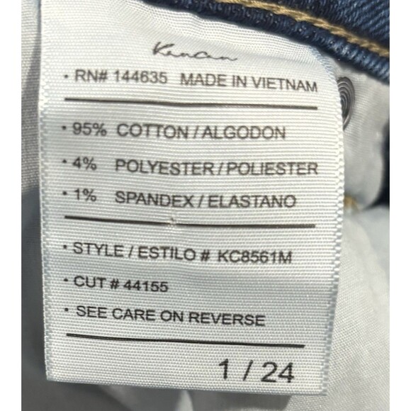 NWT KanCan Jeans Womens Size 24 Mid Rise Super Skinny Stretch Distressed - Picture 8 of 8